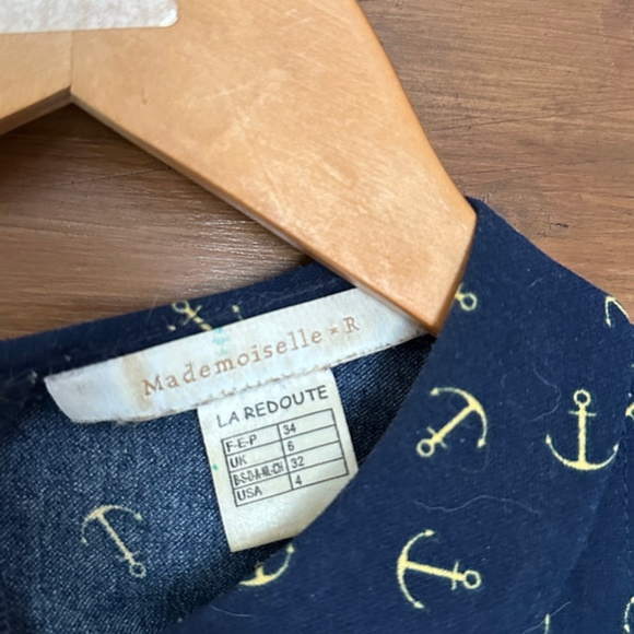 Blue-patterned dress - Picture 5 of 6